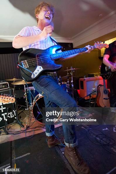 George Waite George Waite of The Crookes performs on stage at The Harley on May 1 ...