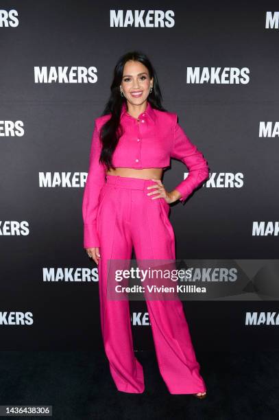 Actor/Honest Company Founder/Yahoo Board Member Jessica Alba attends The 2022 MAKERS Conference at Waldorf Astoria Monarch Beach on October 24, 2022...