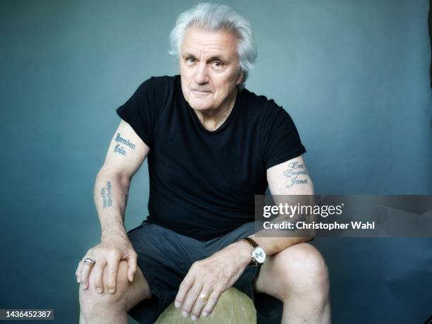 Author John Irving is photographed for Toronto Life on September 28, 2022 in Toronto, Canada. PUBLISHED IMAGE.