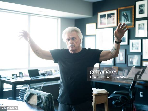 Author John Irving is photographed for Toronto Life on September 28, 2022 in Toronto, Canada. PUBLISHED IMAGE.