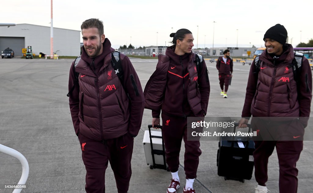 Liverpool Travel to Amsterdam for the UEFA Champions League