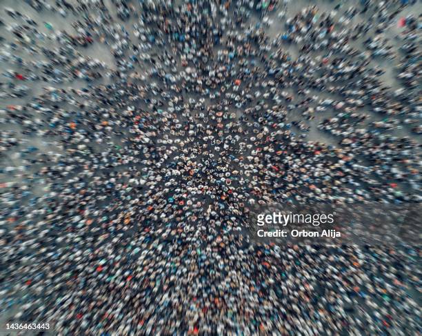 blurred crowd in a concert - march for humanity stock pictures, royalty-free photos & images