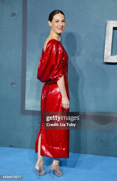 Jessica Raine attends the global premiere of "The Devil's Hour" at The Curzon Bloomsbury on October 25, 2022 in London, England.