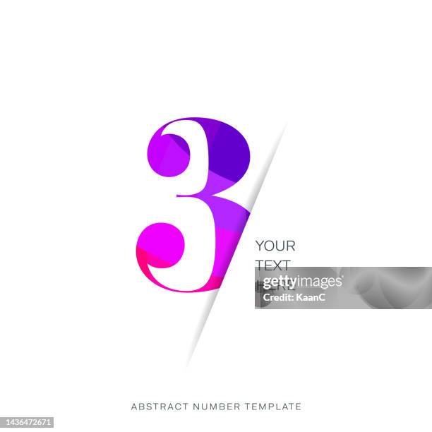 stockillustraties, clipart, cartoons en iconen met abstract number template. anniversary number template isolated, anniversary icon label, anniversary symbol vector stock illustration - 2nd anniversary