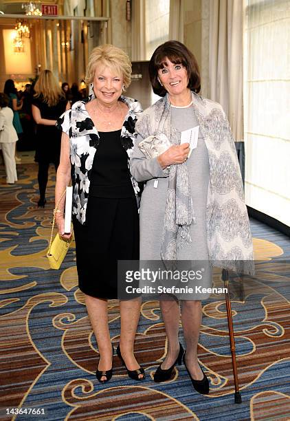 Louise Epstein and Judi Perzik attend MOCA's Women in the Arts at the Beverly Wilshire Four Seasons Hotel on May 1, 2012 in Beverly Hills, California.
