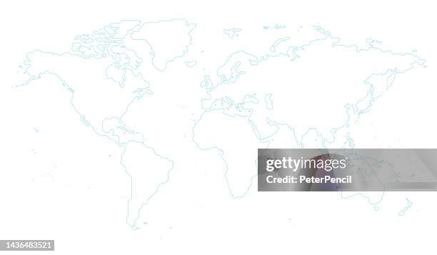 world map geometric abstract stylized. isolated on white background. vector stock illustration - portrait plain background stock illustrations