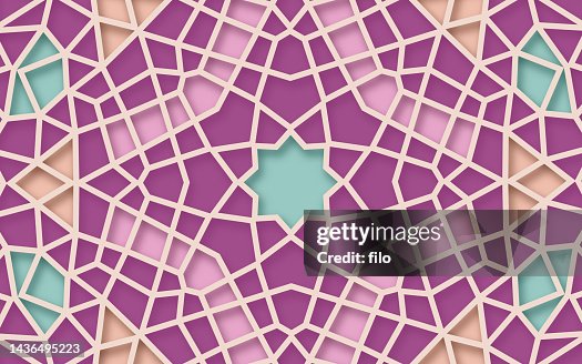 Decorative Overlap Abstract Pattern Decorative Overlap Abstract Pattern