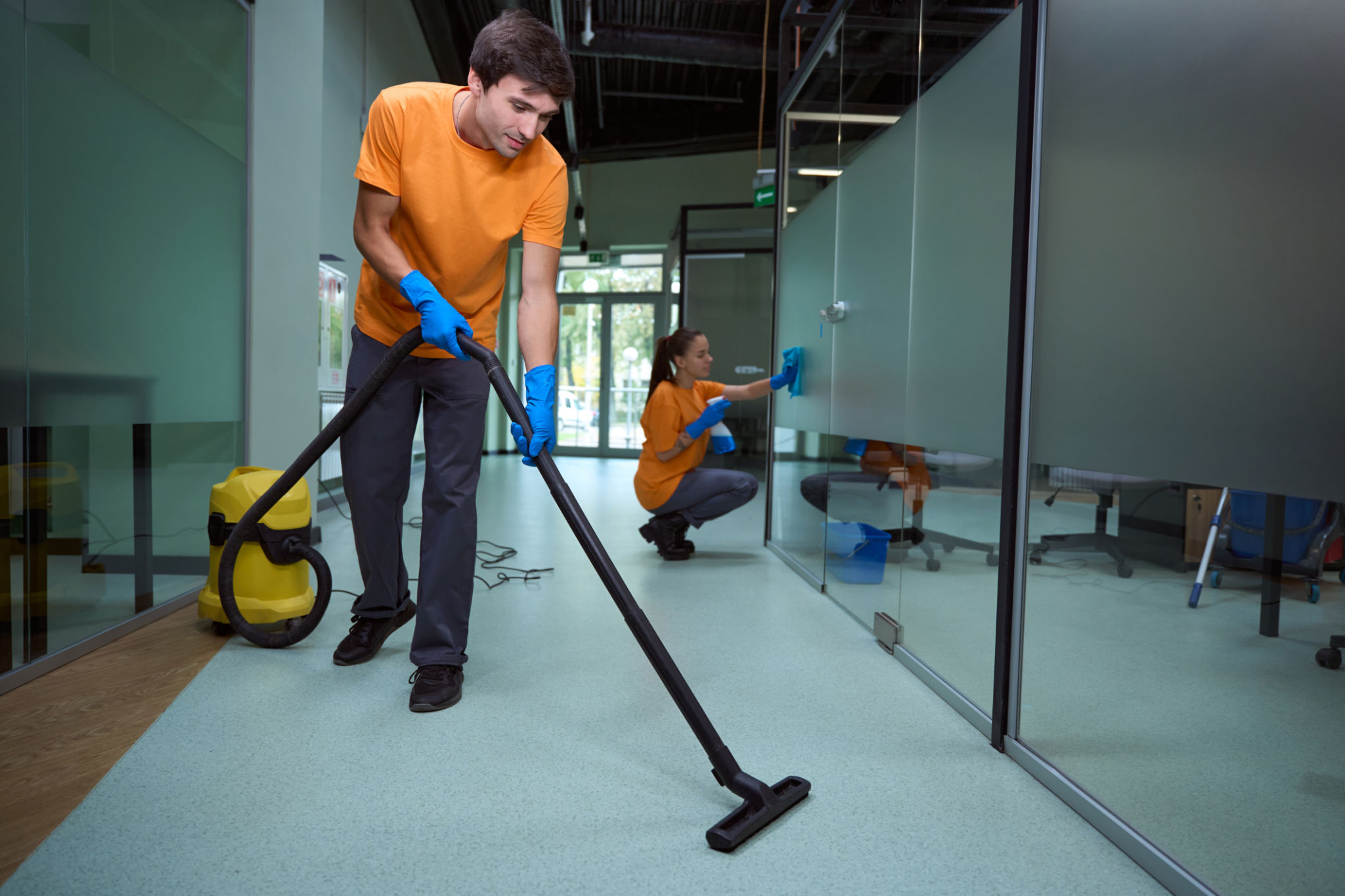 janitorial team