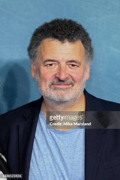 Steven Moffat arrives at the global premiere of "The Devil's Hour" at Curzon Bloomsbury on October 25, 2022 in London, England.