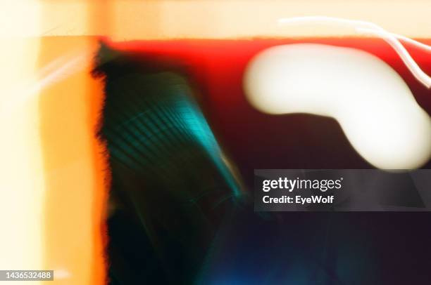 abstract shot with copy space with film burns and light leaks - light leaks stock pictures, royalty-free photos & images