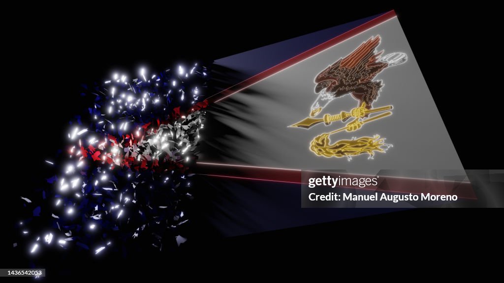 Vanishing Flag of American Samoa