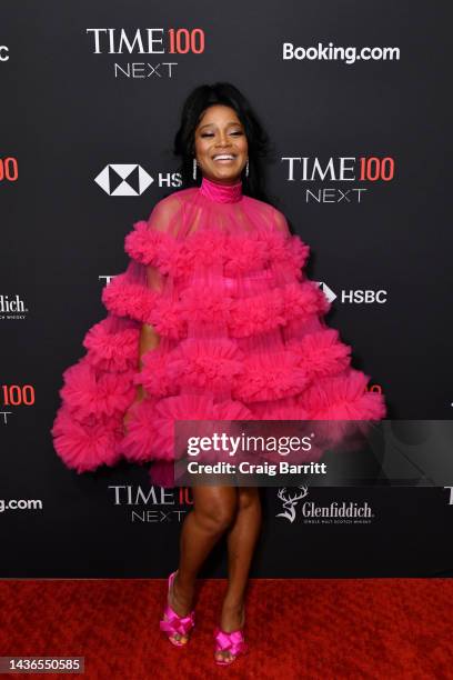 Keke Palmer attends TIME100 Next Gala at SECOND Floor on October 25, 2022 in New York City.