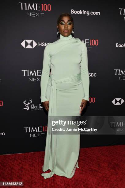 Lashana Lynch attends the Time100 Next at Second on October 25, 2022 in New York City.