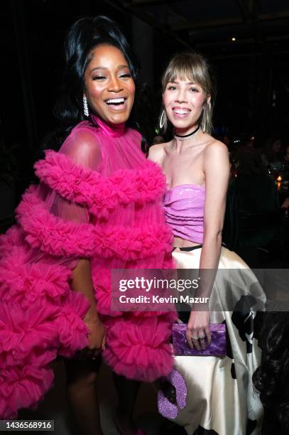 Keke Palmer and Jennette McCurdy attend TIME100 Next Gala at SECOND Floor on October 25, 2022 in New York City.