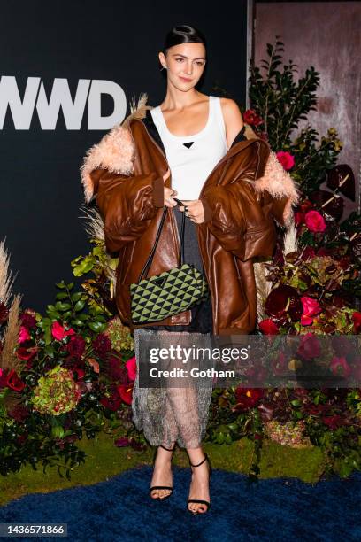 Ella Hunt attends 2022 WWD Honors at Cipriani South Street on October 25, 2022 in New York City.