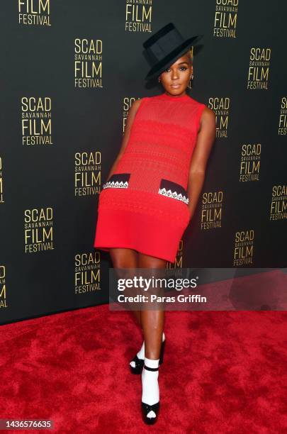 Janelle Monáe attends day 4 of The 25th SCAD Savannah Film Festival on October 25, 2022 in Savannah, Georgia.