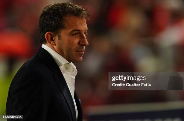 Juventus Legend Alessandro Del Piero before the start of the Group H - UEFA Champions League match between SL Benfica and Juventus at Estadio da Luz...
