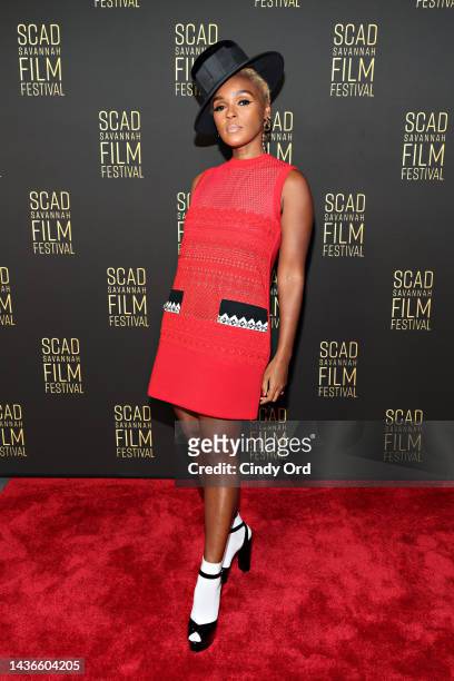 Janelle Monáe attends The 25th SCAD Savannah Film Festival - Red Carpet, Award Presentation To Janelle Monae And Gala Screening "Glass Onion: A...