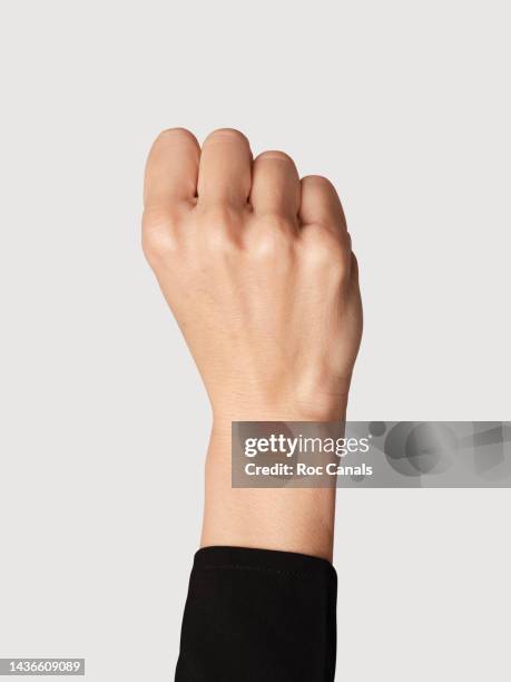 raised fist - poing photos et images de collection