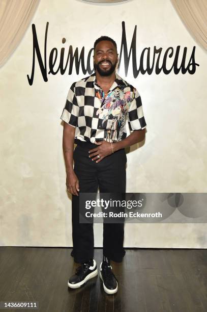Colman Domingo attends the Neiman Marcus debut of their 2022 holiday campaign and unveiling of fantasy gifts at Hollywood Athletic Club on October...