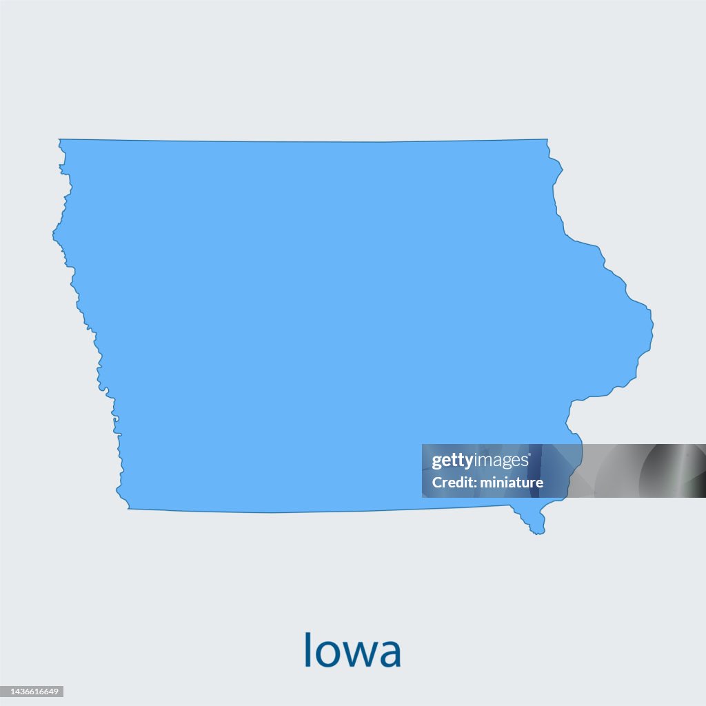 Iowa Map Picture Iowa Map High-Res Vector Graphic - Getty Images