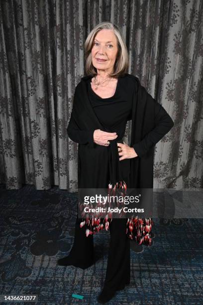 Susan Sullivan poses for a portrait at the 50th anniversary of the Saturn Awards at The Marriott Burbank Convention Center on October 25, 2022 in...