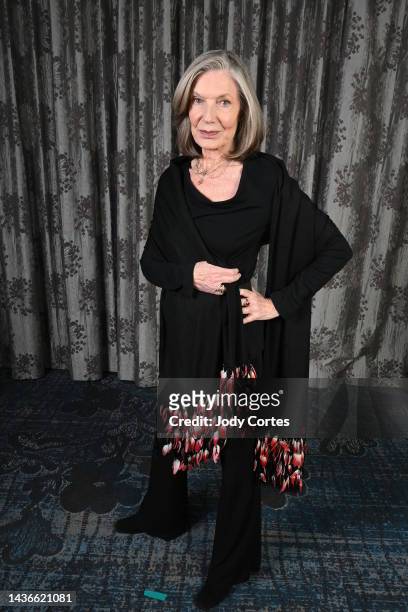 Susan Sullivan poses for a portrait at the 50th anniversary of the Saturn Awards at The Marriott Burbank Convention Center on October 25, 2022 in...