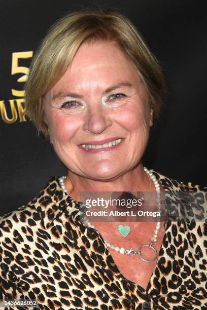 Denise Crosby attends the 50th anniversary of The Saturn Awards at The Marriott Burbank Convention Center on October 25, 2022 in Burbank, California.