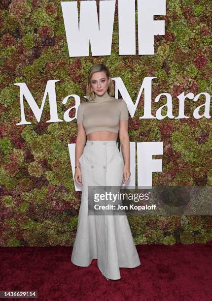 Face of the Future Honoree Lili Reinhart, wearing Max Mara, attends the 2022 WIF Max Mara Face Of The Future Celebration at The West Hollywood...