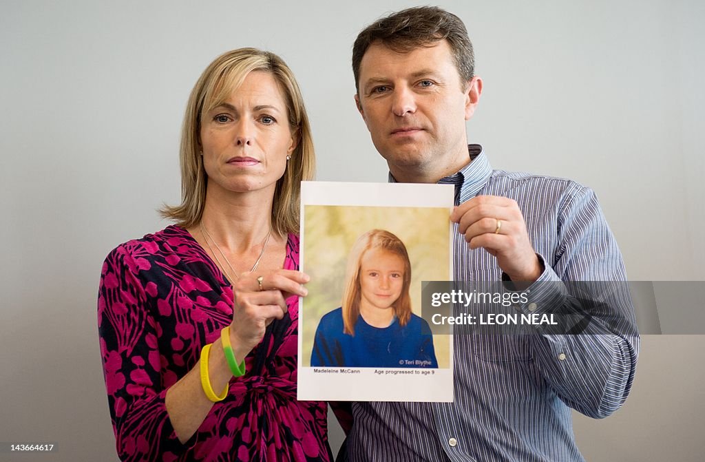 Parents of missing girl Madeleine McCann