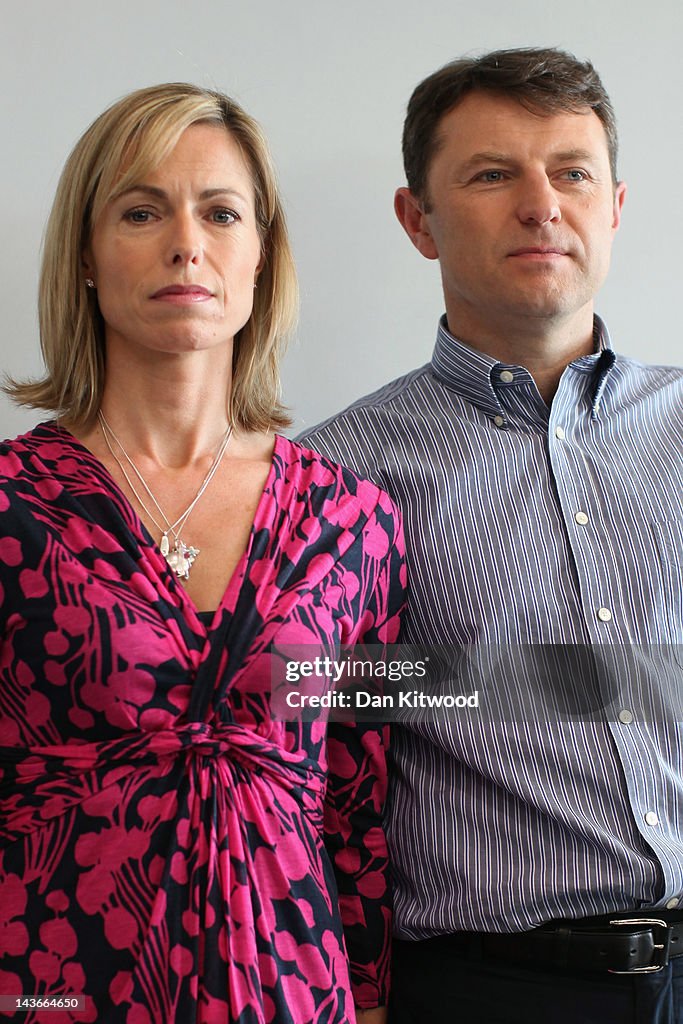 Kate And Gerry McCann Hold A News Conference To Mark The 5th Anniversary Of The Disappearance Of Madeleine