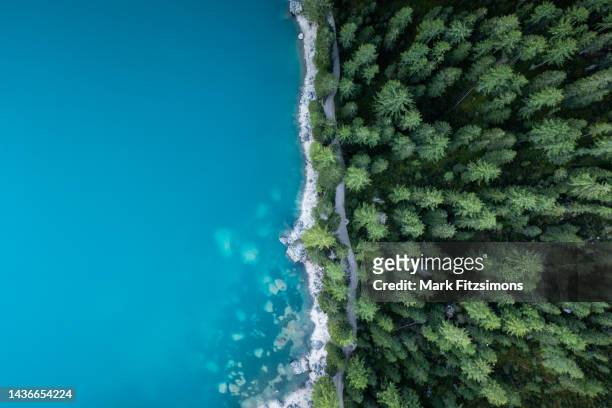 lago di braies, dolomites, italy - alto adige stock pictures, royalty-free photos & images