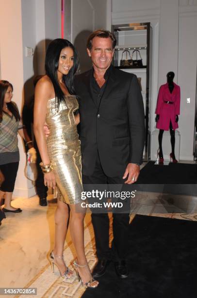 Ciara and Paul Beck attends Fashion's Night Out 2009 at Versace.