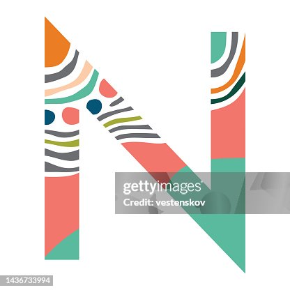 Contemporary organic abstract pattern alphabets Contemporary organic abstract pattern alphabets