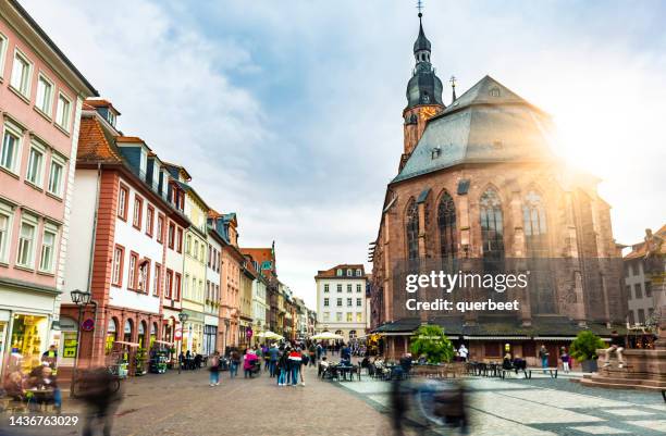 città heidelberg - heidelberg foto e immagini stock