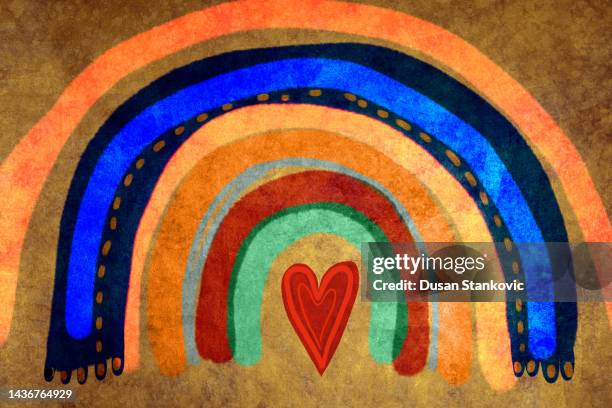 gold rainbow - rainbow light reflection stock illustrations