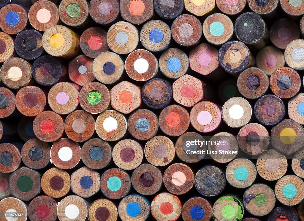 Pencil crayons