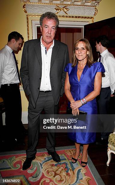 Jeremy Clarkson and Frances Clarkson attend the Tatler Jubilee Party hosted by Tatler editor Kate Reardon with Thomas Pink at The Ritz on May 2, 2012...