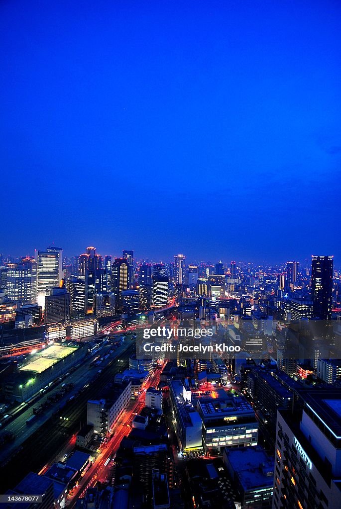 Night view of Umeda