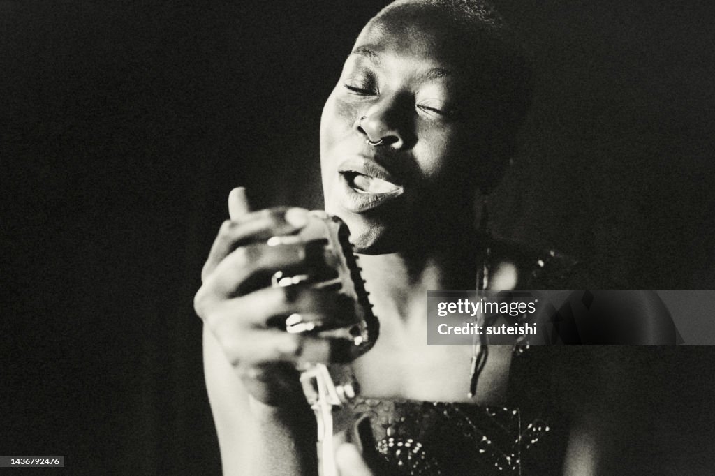 The female singer.