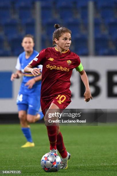 Roma player Manuela Giugliano during the UEFA Women's Champions League group B match between SKN St. Pölten and AS Roma at NV Arena on October 26,...
