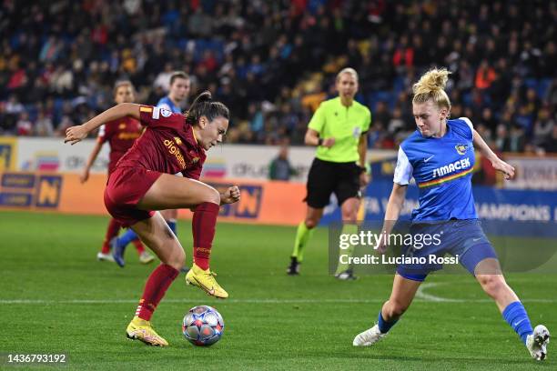 Roma player Annamaria Serturini during the UEFA Women's Champions League group B match between SKN St. Pölten and AS Roma at NV Arena on October 26,...