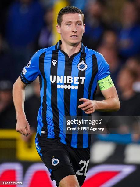 Hans Vanaken of Club Brugge KV during the Group B - UEFA Champions League match between Club Brugge KV and FC Porto at the Jan Breydelstadion on...