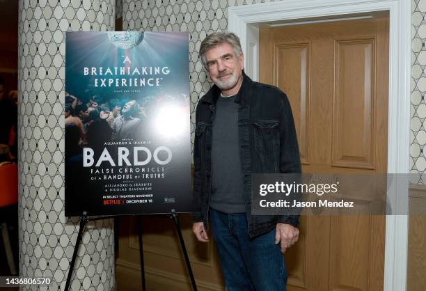 Tom Freston attends Netflix's Bardo NYC Tastemaker Screening at Crosby Hotel on October 25, 2022 in New York City.