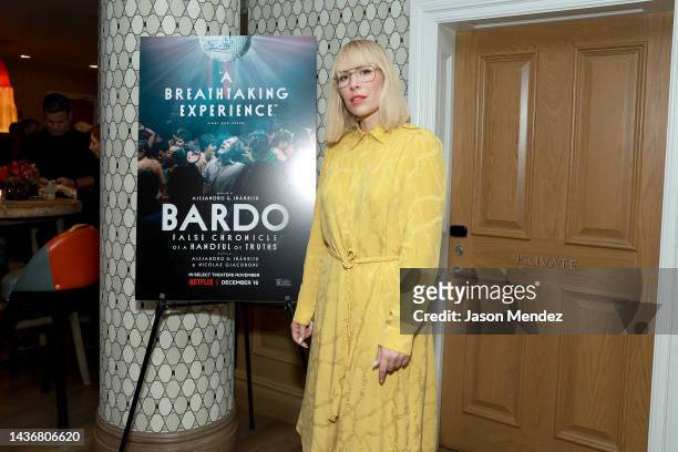 Natasha Bedingfield attends Netflix's Bardo NYC Tastemaker Screening at Crosby Hotel on October 25, 2022 in New York City.