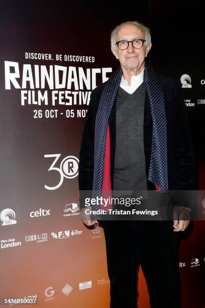 Jonathan Pryce attends the "Corner Office" International Premiere Opening Gala - 30th Raindance Film Festival at The Waldorf Hilton Hotel on October...
