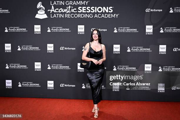 La Mala Rodriguez attends the 2022 Latin GRAMMY® Acoustic Session Madrid at Las Ventas Bullring on October 26, 2022 in Madrid, Spain.