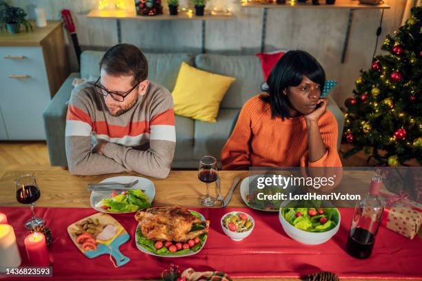couple ignoring each other after an argument - fighting stock pictures, royalty-free photos & images