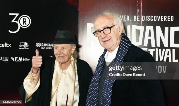 Dame Vanessa Redgrave and Jonathan Pryce attend the Raindance Film Festival's 30th anniversary opening gala party at The Waldorf Hilton Hotel,...