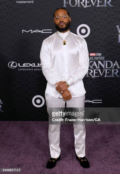 Ryan Coogler attends Marvel Studios' "Black Panther: Wakanda Forever" premiere at Dolby Theatre on October 26, 2022 in Hollywood, California.